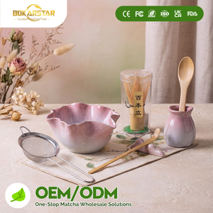Bol à <span class=keywords><strong>matcha</strong></span> en céramique verte fait main, fouet en bambou, cuillère, filtre en acier inoxydable, <span class=keywords><strong>kit</strong></span> <span class=keywords><strong>matcha</strong></span> 5 pièces, accessoires pour <span class=keywords><strong>matcha</strong></span> - Product Image 1
