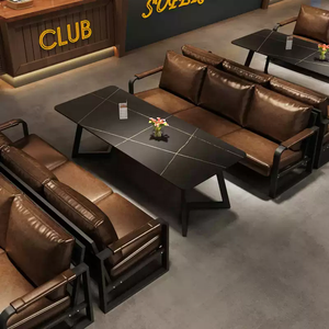 Conjunto de Mesa y Sillas de <span class=keywords><strong>Bar</strong></span> Estilo Industrial Retro, Personalizable para Restaurantes, Pubs, Cafeterías y Bares de Cócteles - Product Image 2