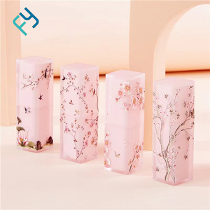 Контейнеры для губной помады квадратные 12,1 мм, оптовая продажа, упаковка для бальзама для губ с 3D-принтом - Product Image 4