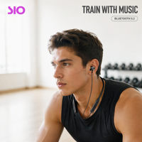 Écouteurs sans fil tour de cou Bluetooth 5.2, 11h d'autonomie musicale, 9h d'autonomie en conversation à 70 % du volume, pour le cyclisme, le jogging, la randonnée et l'usage quotidien