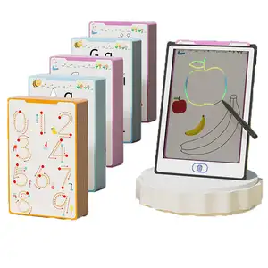 20pcs copy cards Tracing Book Toy with Lcd Drawing Tablet Insert Card LCD Drawing board Transparent Tracing Book