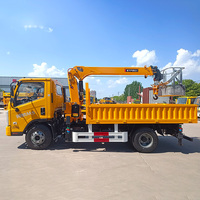Nouvelle grue mobile JIUBANG de 11,2 m de hauteur de travail, 4 tonnes, avec moteur, flèche en 4 sections, pompe hydraulique, stabilisateurs et boîte de vitesses
