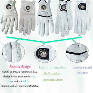 قفازات جولف عالية الجودة من جلد الكابريتا - تصميم مخصص وطباعة شعار |   بيع بالجملة - Product Image 5