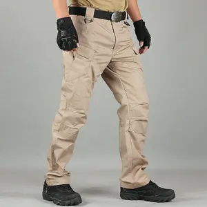 Мужские уличные легкие штурмовые брюки-карго IX7, тактические штаны для походов, охоты, много карманов, боевые брюки