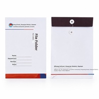 Pochettes d'archives A4 personnalisées avec graphismes, format Slimline, en kraft mat opaque, pour l'organisation des documents gouvernementaux