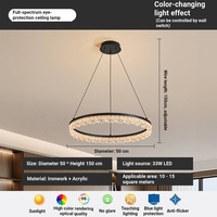 Lustre moderne italien minimaliste pour restaurant, salon, hall d'hôtel, villa, salle de banquet, escalier