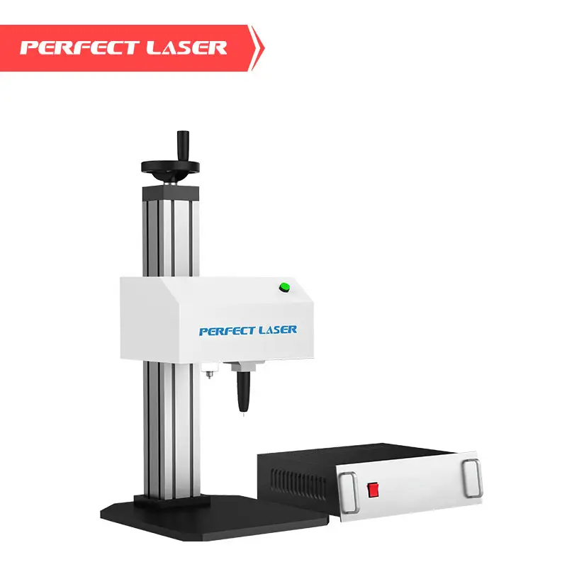 20 년 이상 완벽한 레이저 공급 업체 기계 Dept 로고 번호 금속 스틸 알루미늄 도트 핀 마킹 마커 기계 판매