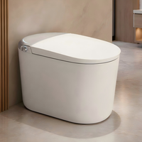 Vente en gros de toilettes intelligentes, service OEM/ODM, toilettes intelligentes électriques à poser au sol avec bidet intégré pour salles de bain résidentielles et commerciales