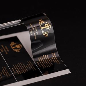 สติกเกอร์ติดสินค้ากันน้ำ พีวีซี พิมพ์ลายโลโก้ตามสั่ง ออกแบบแบรนด์ ฉลากไวนิลแบบม้วน บรรจุภัณฑ์กระดาษสติกเกอร์ - Product Image 5