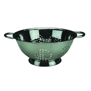 Colador de acero inoxidable para comida y frutas, colador de estilo moderno, colador de acero inoxidable, duradero, elegante, para uso en la cocina del hogar - Product Image 6