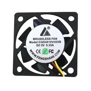 Ventilateur axial sans cadre 40mm 4010 5v 12v 24v 2/3/4-Pin Pwm Fg/Rd Signal Dc Cooling Fan 40x40x10 Dc Brushless Fan