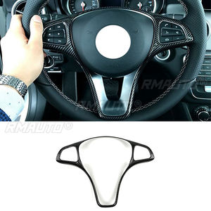 Cubierta Decorativa para Volante de Coche para Mercedes Benz Clase A, B, C, E, GLA, CLA, GLC, GLS, GLE, V, W176, W246, W205, W213, W117, C117, X156, X253, W447 - Product Image 1