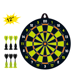 Nhựa Hút cốc phi tiêu trò chơi 12 inch treo Dartboard với 6 phi tiêu cho nhà văn phòng phòng ngủ chơi - Product Image 1