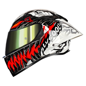 Casco Integrale per <span class=keywords><strong>Moto</strong></span> alla Moda, Migliore Qualità per Adulti, Doppia Lente HD, Sicurezza in ABS, Casco per Bicicletta con Basso MOQ - Product Image 6