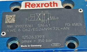 وحدة تحكم هيدروليكية 4WE 6 D62/EG24N9K72L=AN R901235361 جديدة أصلية جاهزة في المستودع للأتمتة الصناعية وبرمجة PLC - Product Image 2