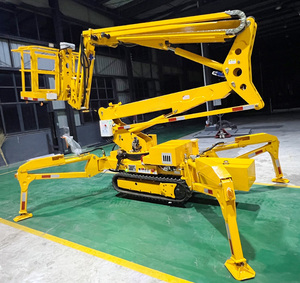 במת הרמה חשמלית חדשה מסוג עכביש 8-24 מטר, פלטפורמה זחלית קומפקטית לעבודות בנייה וטיפול בעצים - Product Image 4