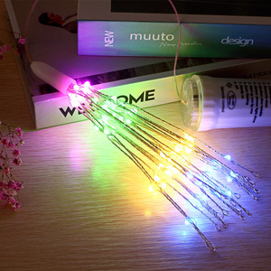 New Wedding Props Fireworks Copper Wire LED <strong>Rice</strong> Grain Star <strong>Lights</strong> Window Decoration Remote Control Battery Wedding <strong>Lights</strong> - Product Image 4