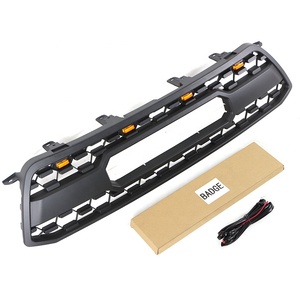 Pièces automobiles Autres accessoires extérieurs <span class=keywords><strong>Grille</strong></span> de <span class=keywords><strong>radiateur</strong></span> de calandre de voiture avec lumières LED Parrilla Fit pour 2009-2011 Highlander - Product Image 5