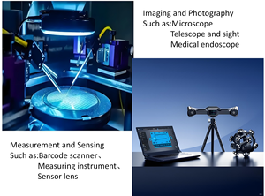 Suporte para Design de Sistema Óptico Lente Tripla de Vidro Óptico Super Acromático K9/F4 com Revestimento Antirreflexo para Lente de Telescópio OEM - Product Image 6