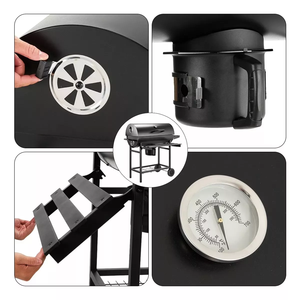 Thùng than <span class=keywords><strong>BBQ</strong></span> nướng với điện rotisseries xiên - Product Image 3