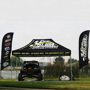 Tenda Pop-Up Deluxe Personalizzata 10' per Eventi, Gazebo Pieghevole da Esterno a Colori, Copertura Impermeabile 600D, Tenda Pubblicitaria per Fiere - Product Image 4