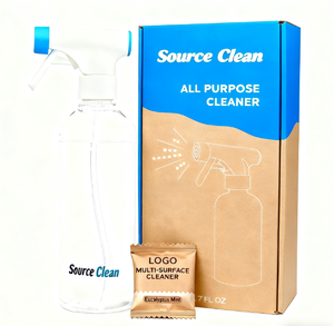 Recharge de comprimés <span class=keywords><strong>pour</strong></span> nettoyant multi-surfaces Recharges de nettoyage sans plastique biodégradable <span class=keywords><strong>pour</strong></span> flacons pulvérisateurs Usage ménager tout usage - Product Image 1
