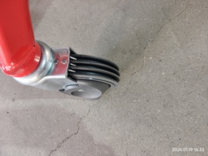 Carrito de Compras de Plástico de Alta Capacidad, 180 Litros, con Asiento para Niños, Color Rojo y Negro, para Supermercado - Product Image 5