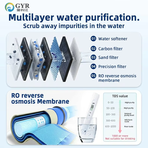 Sistema de Purificación de <span class=keywords><strong>Agua</strong></span> Automático Personalizable con Membrana de Ósmosis Inversa 4040 para <span class=keywords><strong>Agua</strong></span> de Perforación en Brasil - Product Image 3