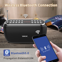 Speaker Digital Mini Portabel BKK dengan Radio FM dan Senter Stereo