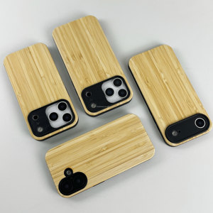 Gỗ trở lại tùy chỉnh trường hợp di động cho iphone13 14 15 16 17 Pro gỗ thật chất liệu sang trọng thiết kế vô hình khung Android trường hợp điện thoại - Product Image 6