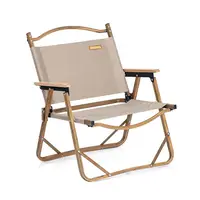 حار مبيعات الجملة في الهواء الطلق الألومنيوم خفيفة الوزن كرسي تخييم قابل للطي للطي كراسي للشاطئ كيرميت كرسي