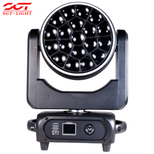 Luz Móvil de Cabeza con Efecto Anillo de Ojos de Abeja RGBW de 19x40W, Zoom de 8.5-45, Control de Píxeles, DMX512, 2800K-8500K, 1 Año de Garantía, para Escenarios y Bodas - Product Image 4