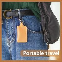 Étui à lunettes en cuir léger de poche - Sac de rangement pliable pour lunettes, porte-clés, étui à lunettes pliable pour le transport quotidien