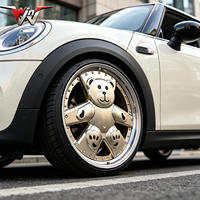 Jantes en alliage forgées sur mesure en deux parties de 19, 20 et 21 pouces, 5*114.3 5*120 pour Mercedes Benz Smart Mini Cooper Volkswagen Beetle
