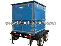 Machine de filtration d'huile transformateur mobile HOPU : Élimine efficacement les impuretés et l'eau