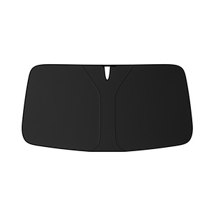 Pare-soleil de voiture transfrontalier argenté pour pare-brise, isolation thermique, protection solaire pour vitre avant avec ventouse - Product Image 4