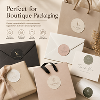 Rouleau d'autocollants adhésifs en papier texturé écologique et recyclable avec logo de marque personnalisé, forte adhérence, pour cadeaux et artisanat
