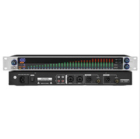 Égaliseur informatique double 31 bandes professionnel pour la scène domestique, performance haute-médium-basse, réduction du bruit, barre numérique de sonorisation, métal