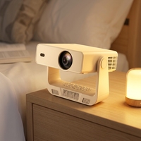 Projecteur LCD C880 OEM à longue portée, Android 14, 1080P natif, correction automatique de la distorsion trapézoïdale, Wi-Fi double bande, projecteur intelligent pour home cinéma