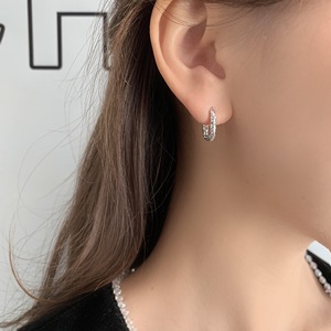 REETI 925 Sterling <strong>Silver</strong> <strong>Earrings</strong> U Ellipse <strong>Drop</strong> <strong>Earrings</strong> for Women Gift Earings Fashion Jewelry - Product Image 4