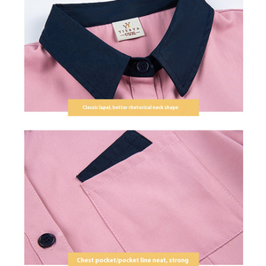 Chemises de <span class=keywords><strong>serveuse</strong></span> à manches courtes élégantes et confortables pour femmes dans les hôtels, les cafés et les supermarchés - Product Image 4