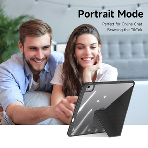 Magnetic <b>Tablet</b> Case with <b>Pen</b> Slot for iPad Air 13 (2024-2025) / iPad Pro 12.9 (2020-2021-2022) Flip Stand <b>Tablet</b> Cover - Product Image 1