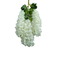 Fleurs artificielles de glycine suspendues, plante d'intérieur pour mariage, Noël, remise de diplôme, Pâques, décoration de la maison - Fait main