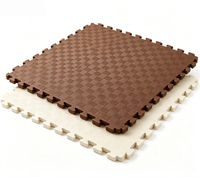 Tapis de gym en mousse EVA 100x100cm, cinq lignes, qualité supérieure, professionnel, antidérapant, absorbant les chocs, haute densité, vente en gros