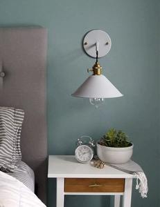 Lámpara de Pared Interior Moderna de Hierro con Enchufe, Luz de Pared Minimalista para Sala de Estar, Dormitorio, Pasillo, Decoración, Iluminación - Product Image 4