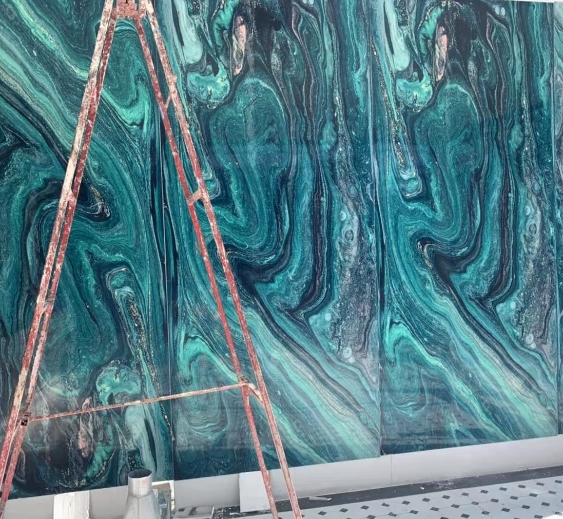 Waterproof High Glossy PVC Panels For Interior Walls 3D Print UV Wall Panel