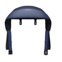 Masseur électrique Darius pour le cou et les épaules à 4 têtes avec vibration, température, télécommande sans fil, autonomie de 2 heures