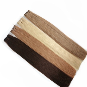 XUCHANG ARMONIA di Remy Del Virgin Macchina Cucito Piatto di Trama di Estensione Dei <span class=keywords><strong>Capelli</strong></span> Cuticola Allineati Puro Dei <span class=keywords><strong>Capelli</strong></span> 1pc 100 g/pz 12 "14" 16 "18" 22" - Product Image 3