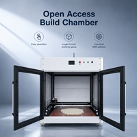 Imprimante 3D industrielle de haute précision à grande échelle, structure en alliage d'aluminium fermée, volume d'impression 1000x1000x1000mm, vitesse d'impression 350mm/s