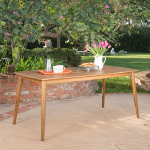 DB Outdoor MESA DE COMEDOR DE MADERA ACACIA Elegante y duradera para uso en patio o jardín - Product Image 4